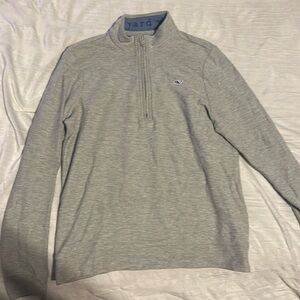 Grey Vineyard Vines Boys Quarterzip